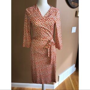 Diane Von Furstenberg NWOT floral wrap dress - 12